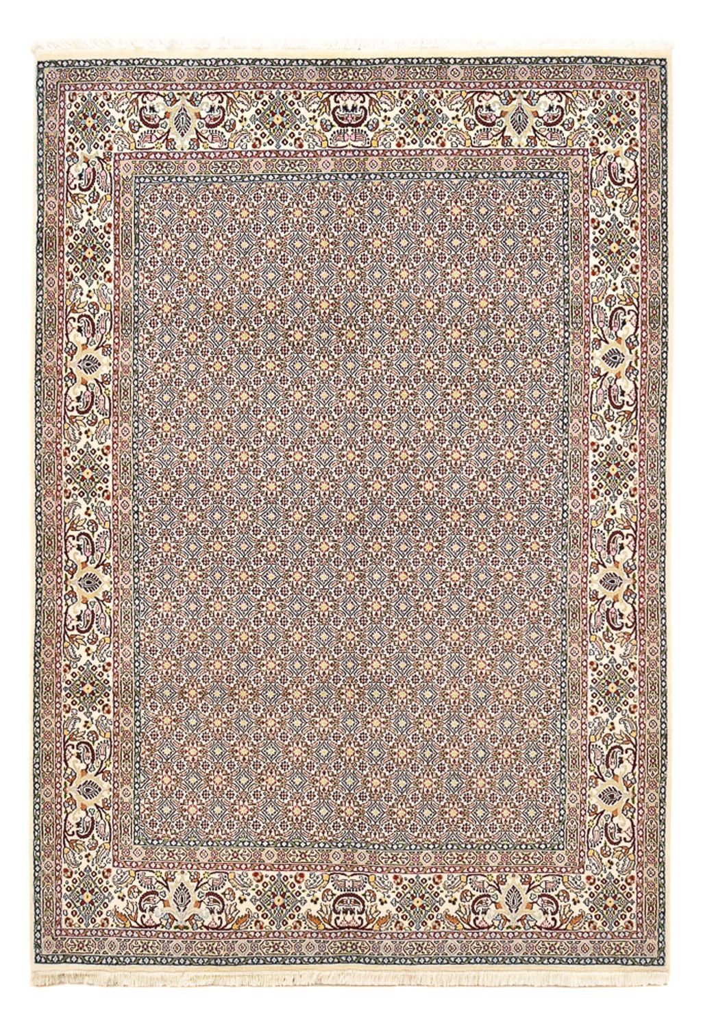 Tapis persan - Classique - 241 x 164 cm - marron clair