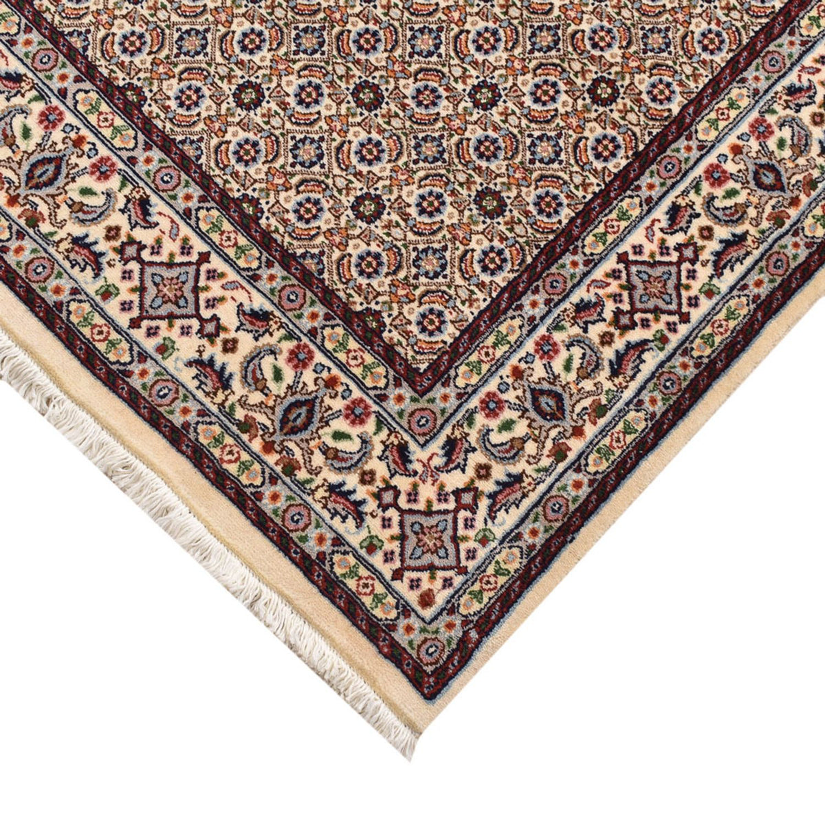Tapis persan - Classique - 146 x 99 cm - marron clair