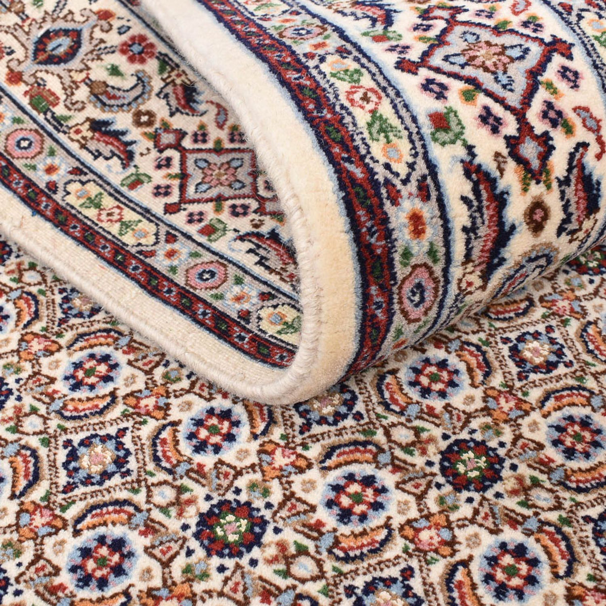 Tapis persan - Classique - 146 x 99 cm - marron clair