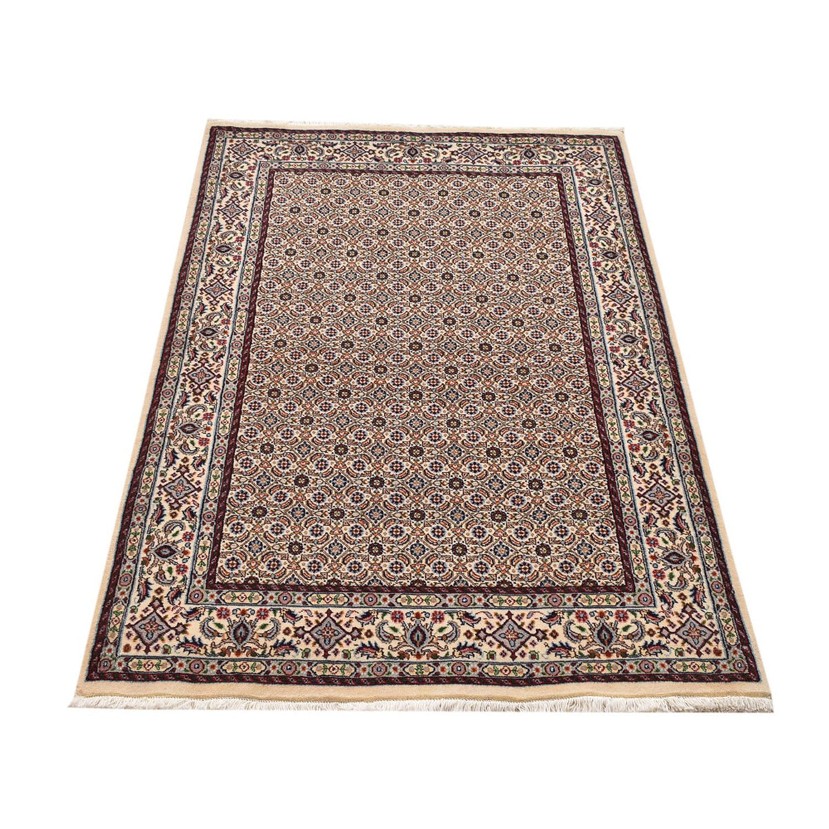 Tapis persan - Classique - 146 x 99 cm - marron clair