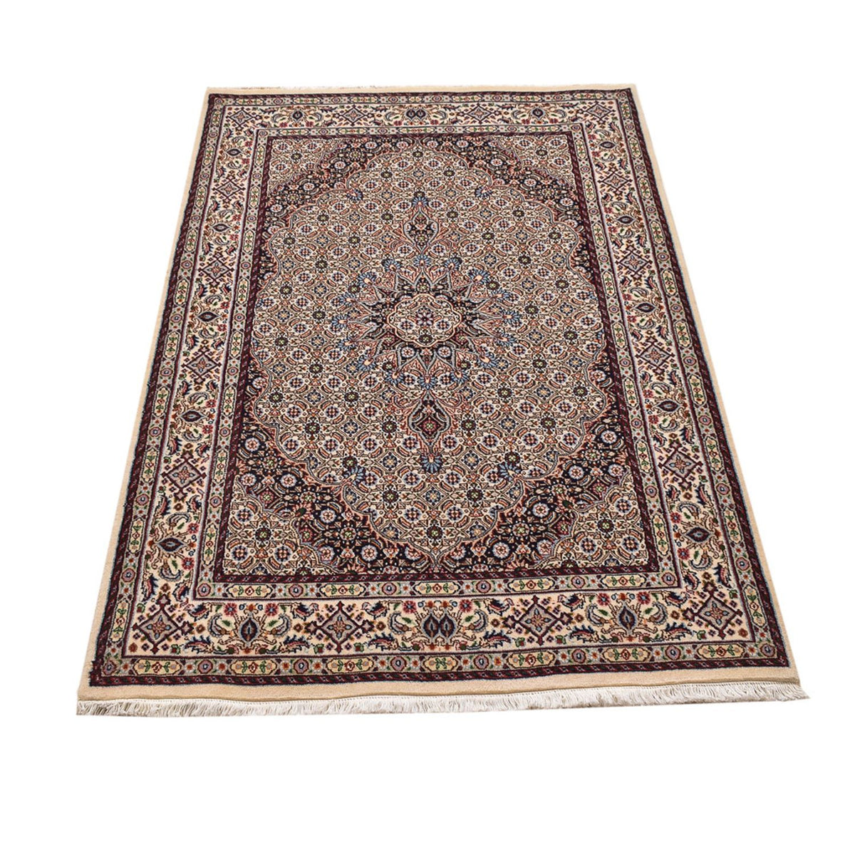 Tapis persan - Classique - 151 x 100 cm - marron clair