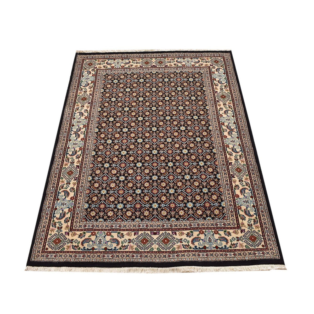 Tapis persan - Classique - 149 x 100 cm - marron clair