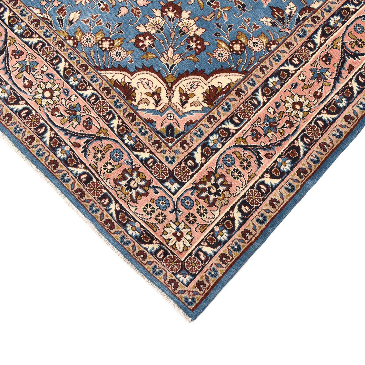 Tapis persan - Nomadic carré - 211 x 206 cm - bleu