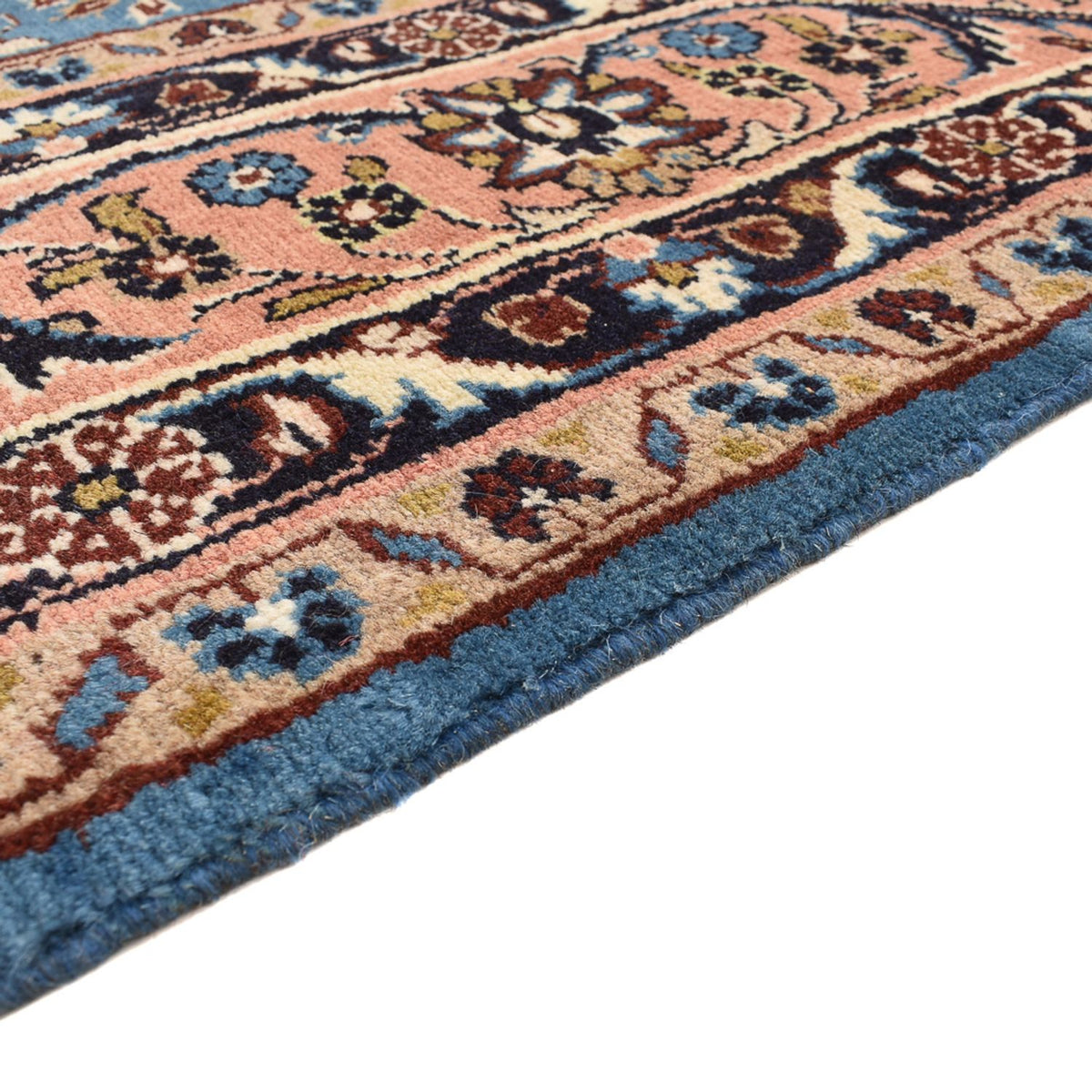 Tapis persan - Nomadic carré - 211 x 206 cm - bleu