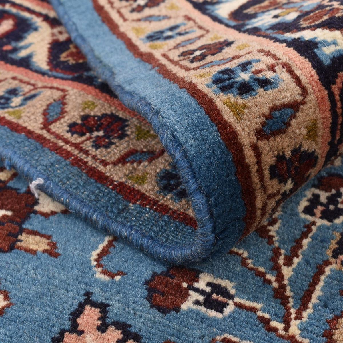 Tapis persan - Nomadic carré - 211 x 206 cm - bleu