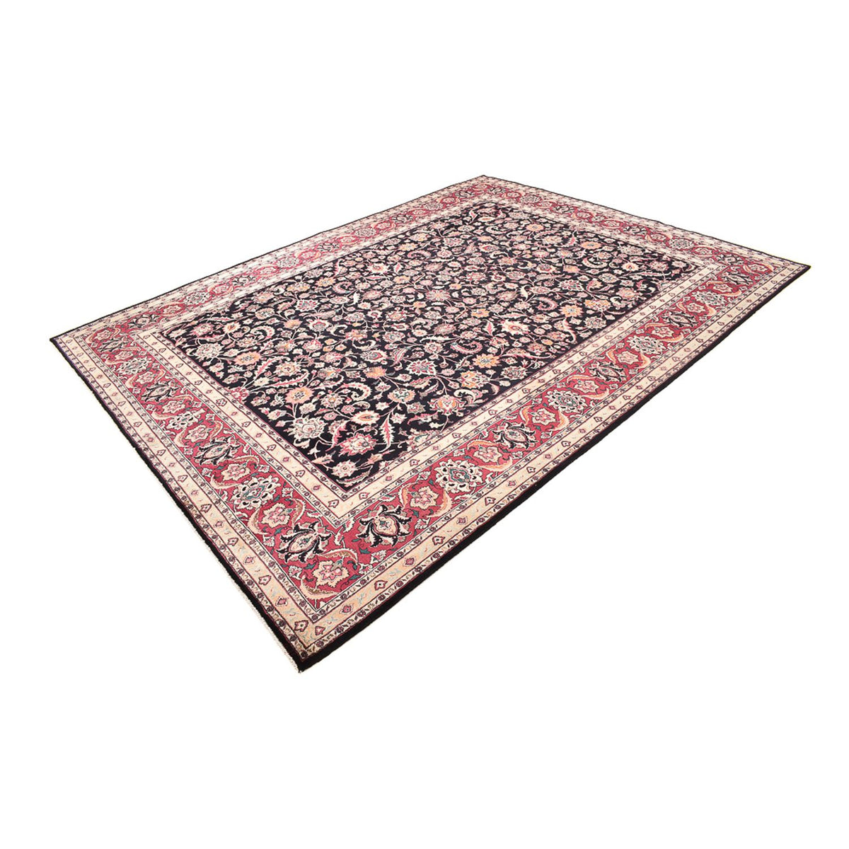 Tapis persan - Classique - 385 x 293 cm - bleu foncé