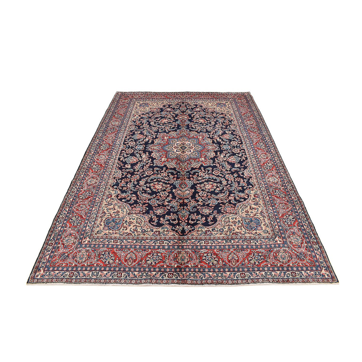 Tapis persan - Classique - 302 x 201 cm - bleu foncé
