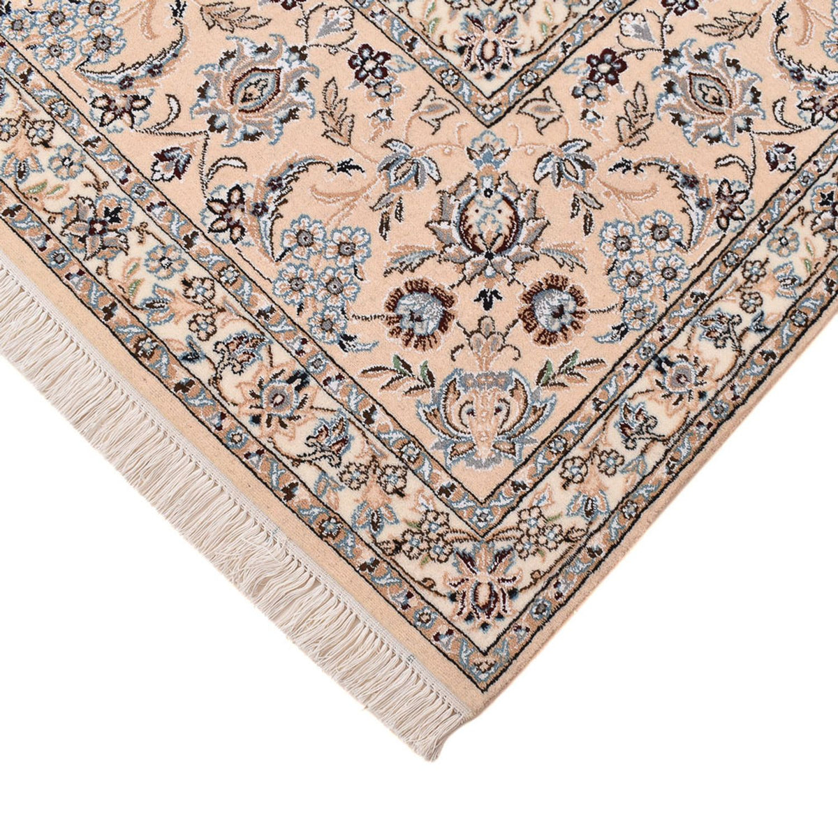 Tapis persan - Nain - Royal carré - 308 x 303 cm - blanc