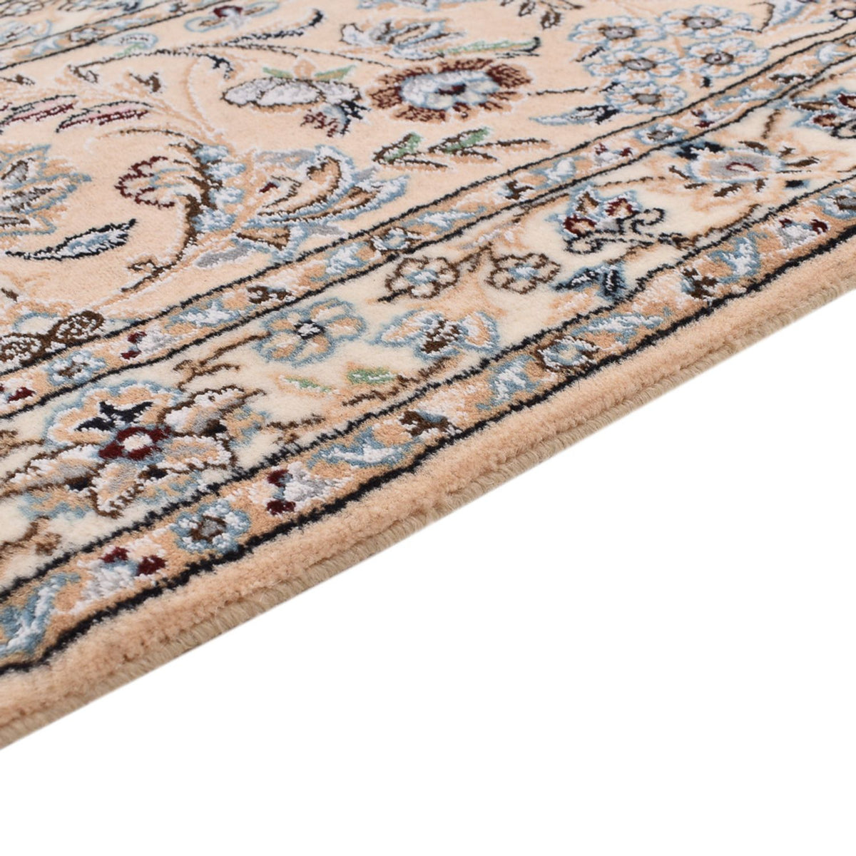 Tapis persan - Nain - Royal carré - 308 x 303 cm - blanc