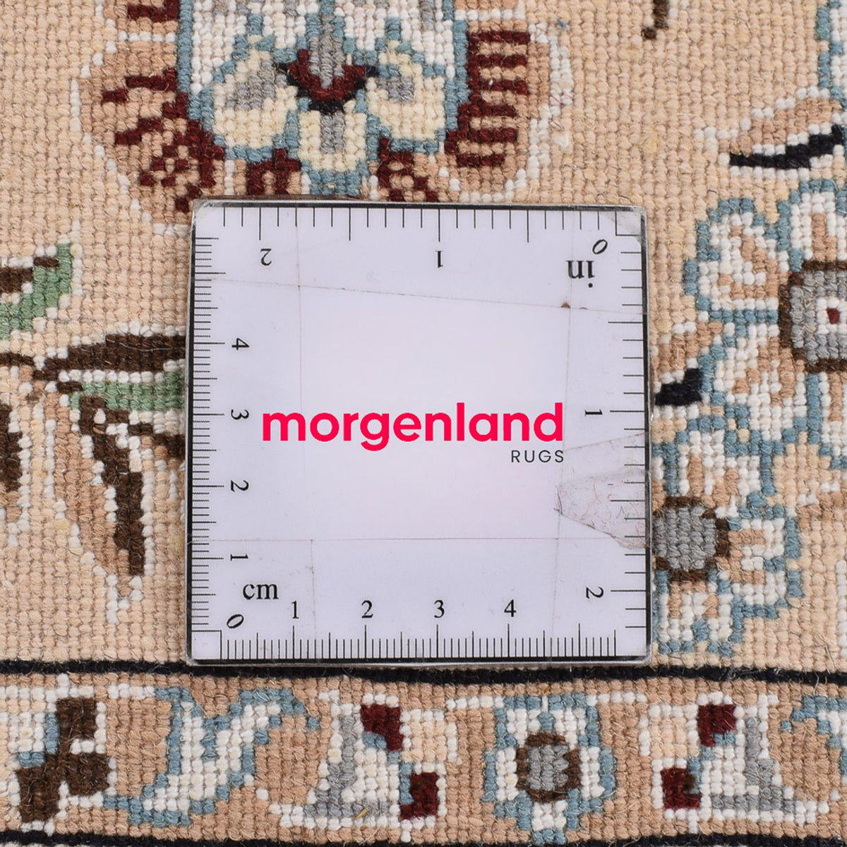 Tapis persan - Nain - Royal carré - 308 x 303 cm - blanc
