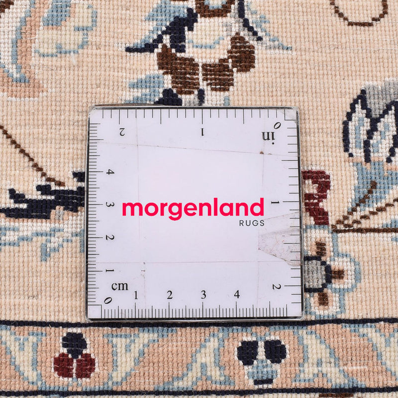 Tapis persan - Nain - Premium carré  - 246 x 250 cm - bleu foncé