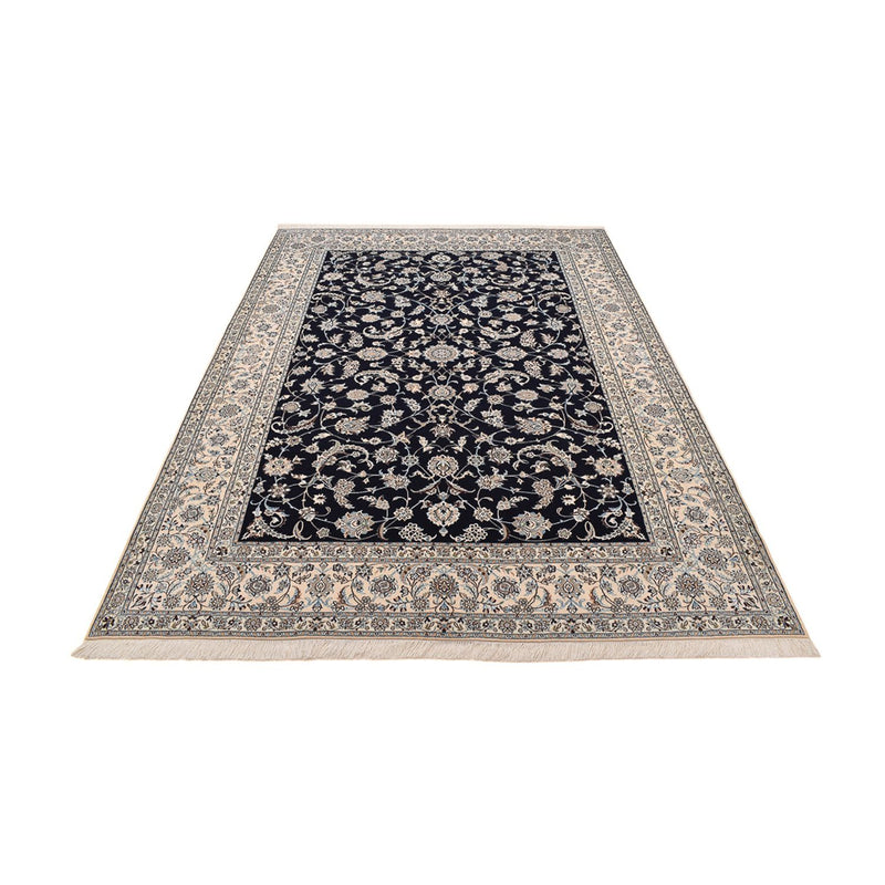 Tapis persan - Nain - Premium - 297 x 209 cm - bleu foncé