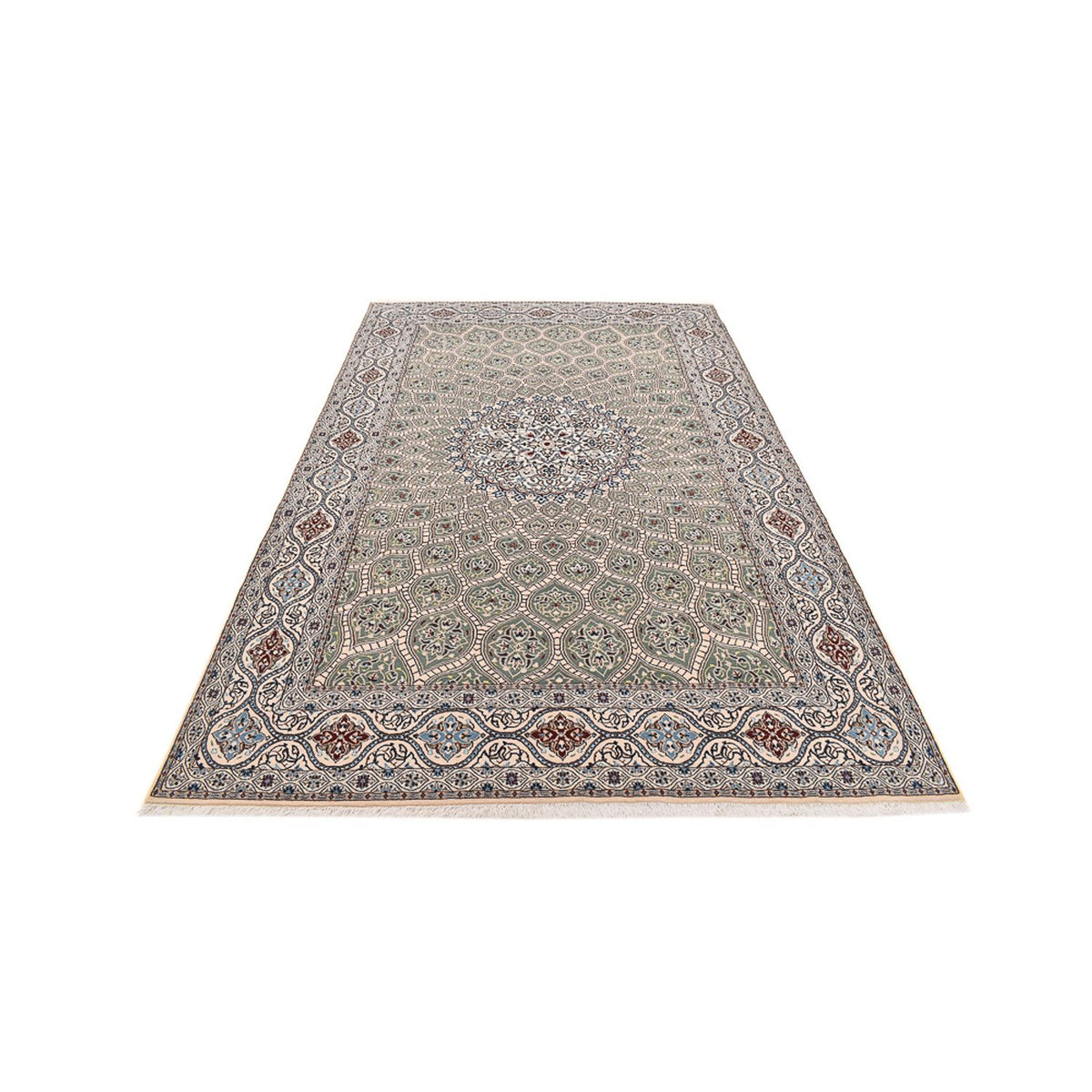 Tapis persan - Nain - Royal - 315 x 202 cm - taupe