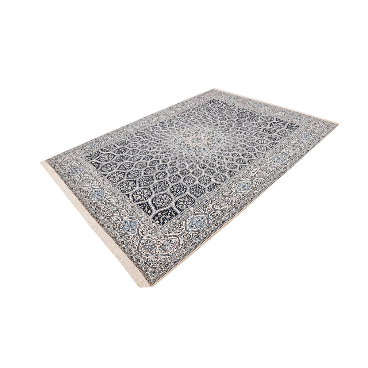 Tapis persan - Nain - Premium - 350 x 260 cm - gris foncé