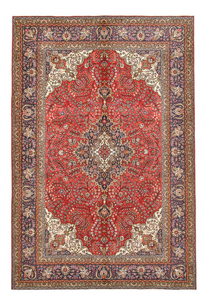 Tapis persan - Tabriz - 295 x 198 cm - rouge