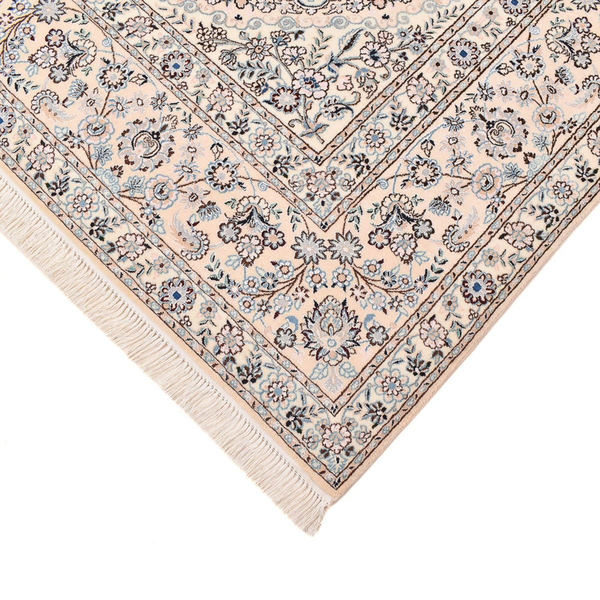 Tapis persan - Nain - Premium - 302 x 210 cm - blanc