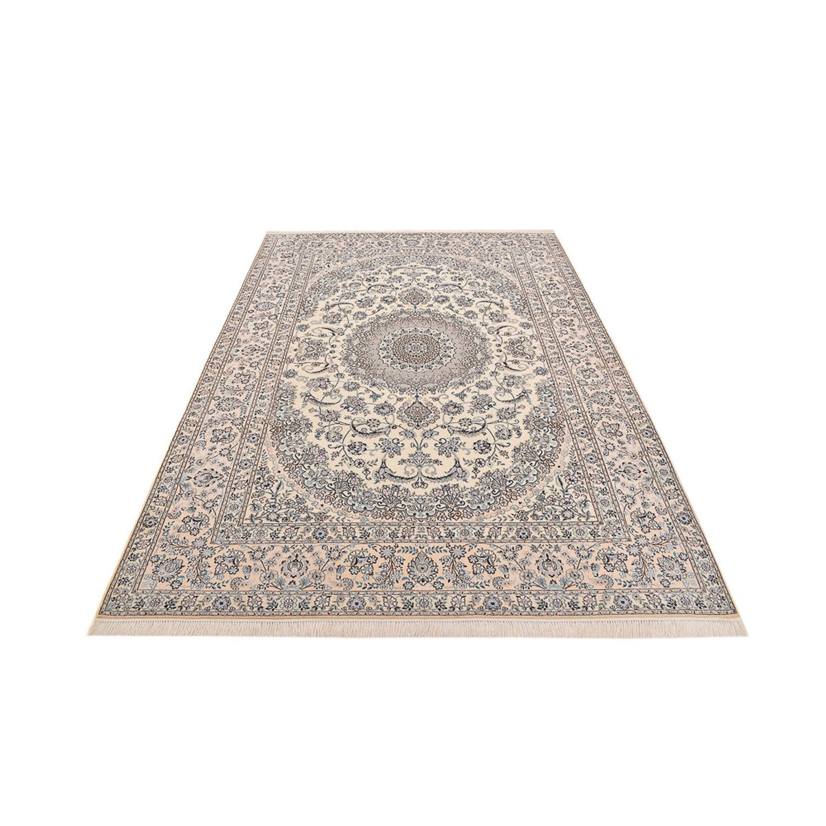 Tapis persan - Nain - Premium - 302 x 210 cm - blanc