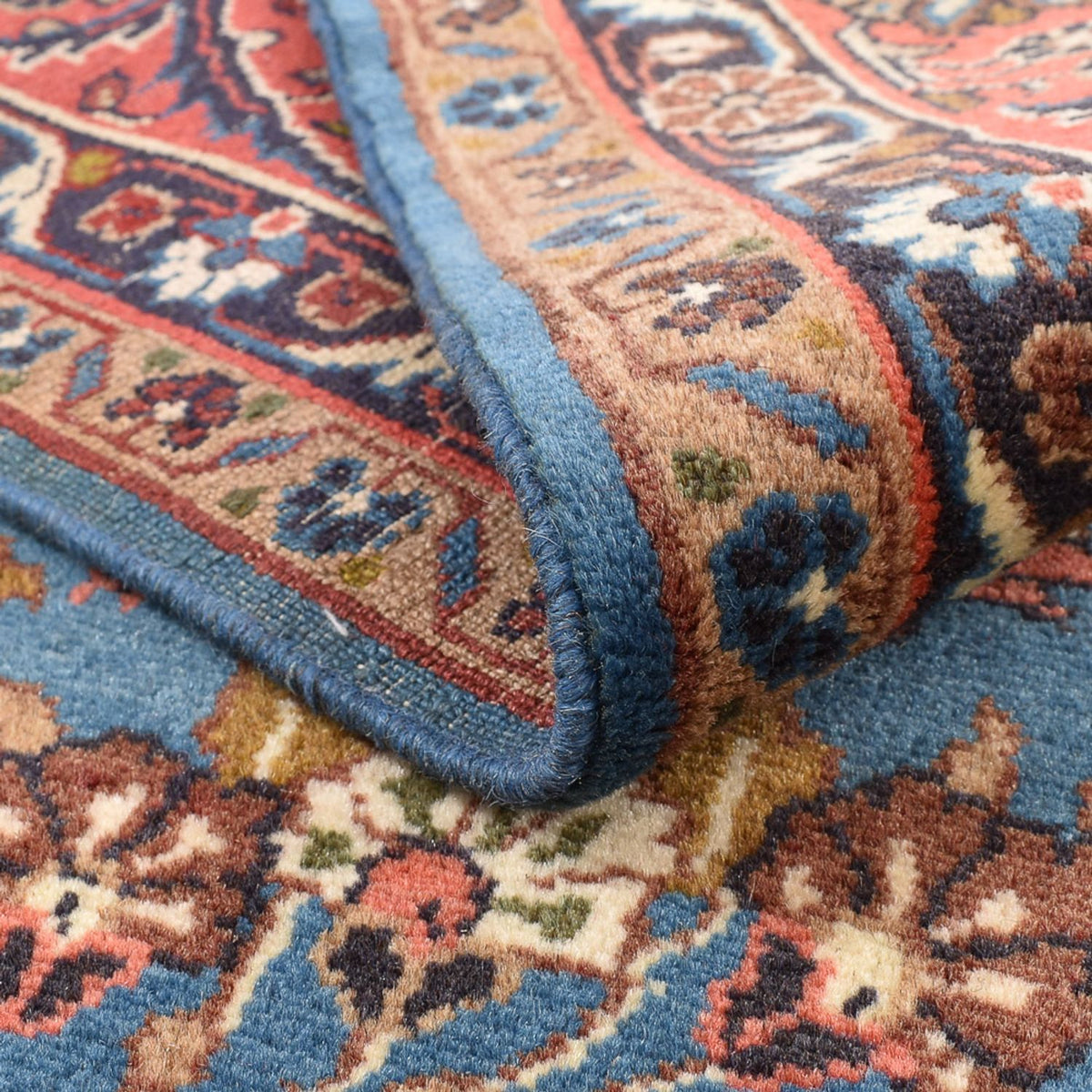 Tapis persan - Nomadic carré - 200 x 207 cm - bleu