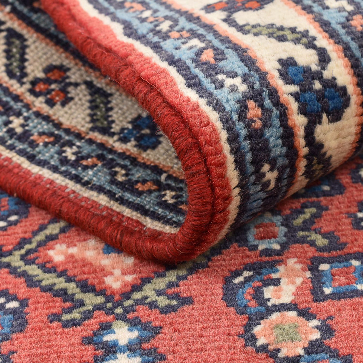 Tapis de couloir Tapis persan - Nomadic - 183 x 67 cm - rouge clair