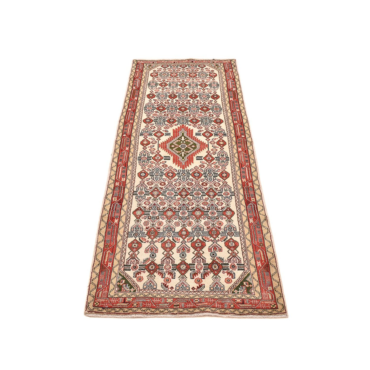 Tapis de couloir Tapis persan - Nomadic - 227 x 80 cm - beige