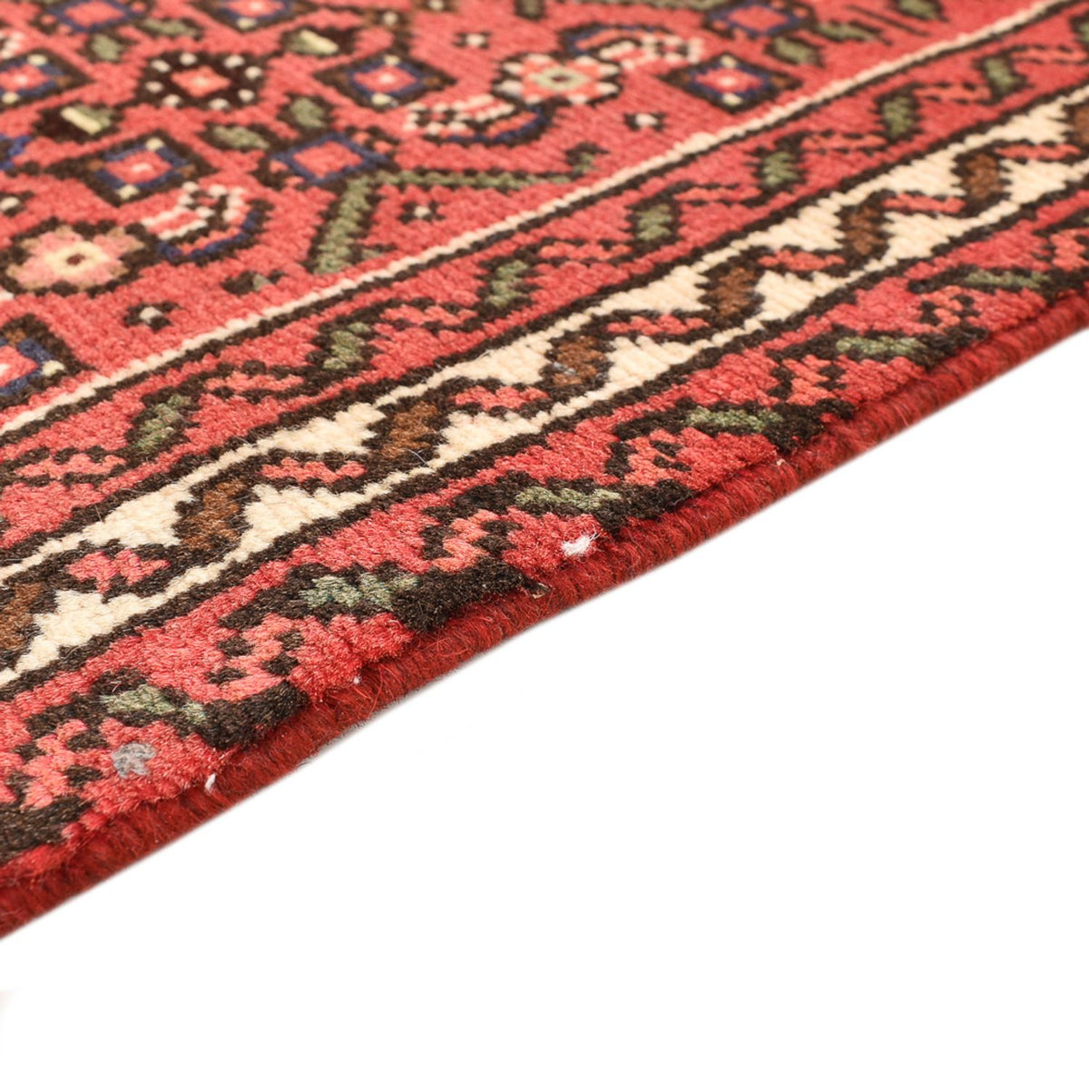 Tapis de couloir Tapis persan - Nomadic - 196 x 63 cm - rouge clair