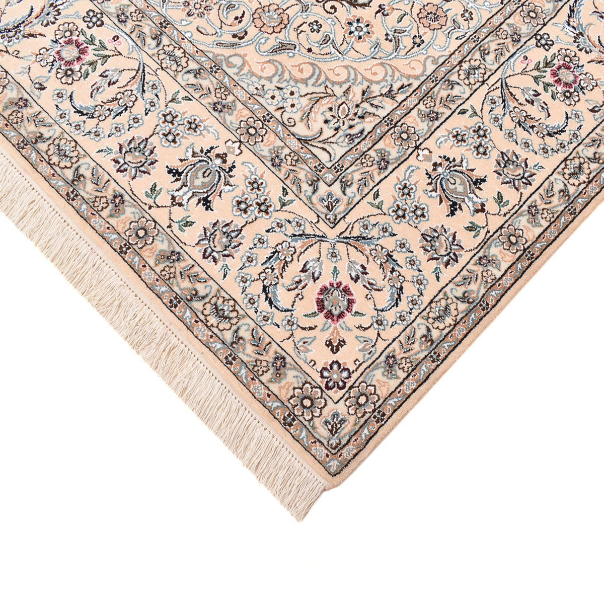 Tapis persan - Nain - Royal - 310 x 213 cm - blanc