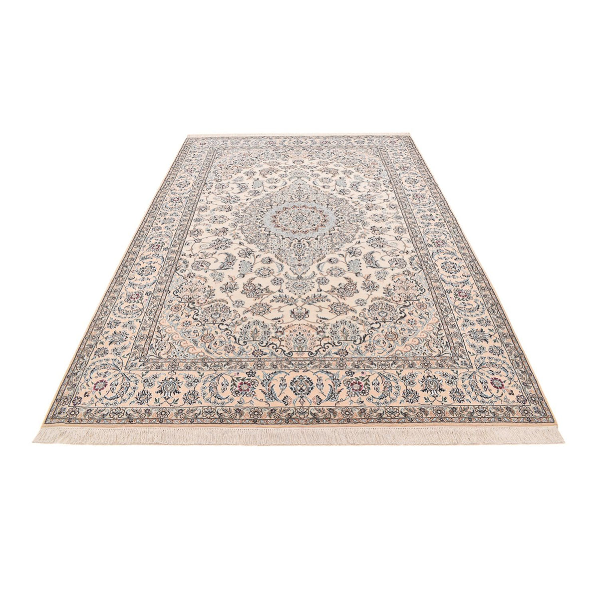 Tapis persan - Nain - Royal - 310 x 213 cm - blanc