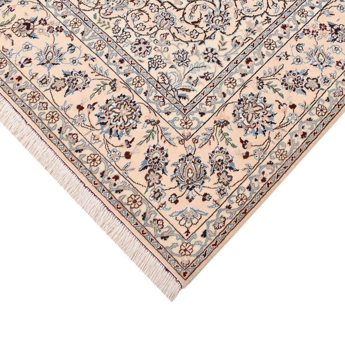 Tapis persan - Nain - Royal - 312 x 210 cm - blanc
