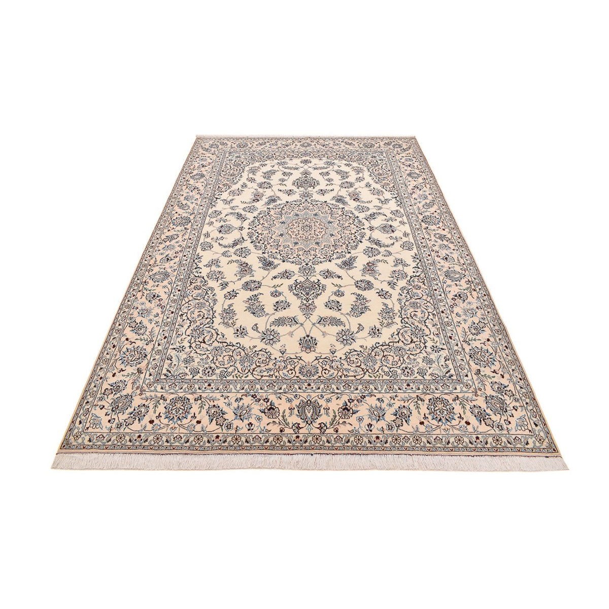 Tapis persan - Nain - Royal - 312 x 210 cm - blanc
