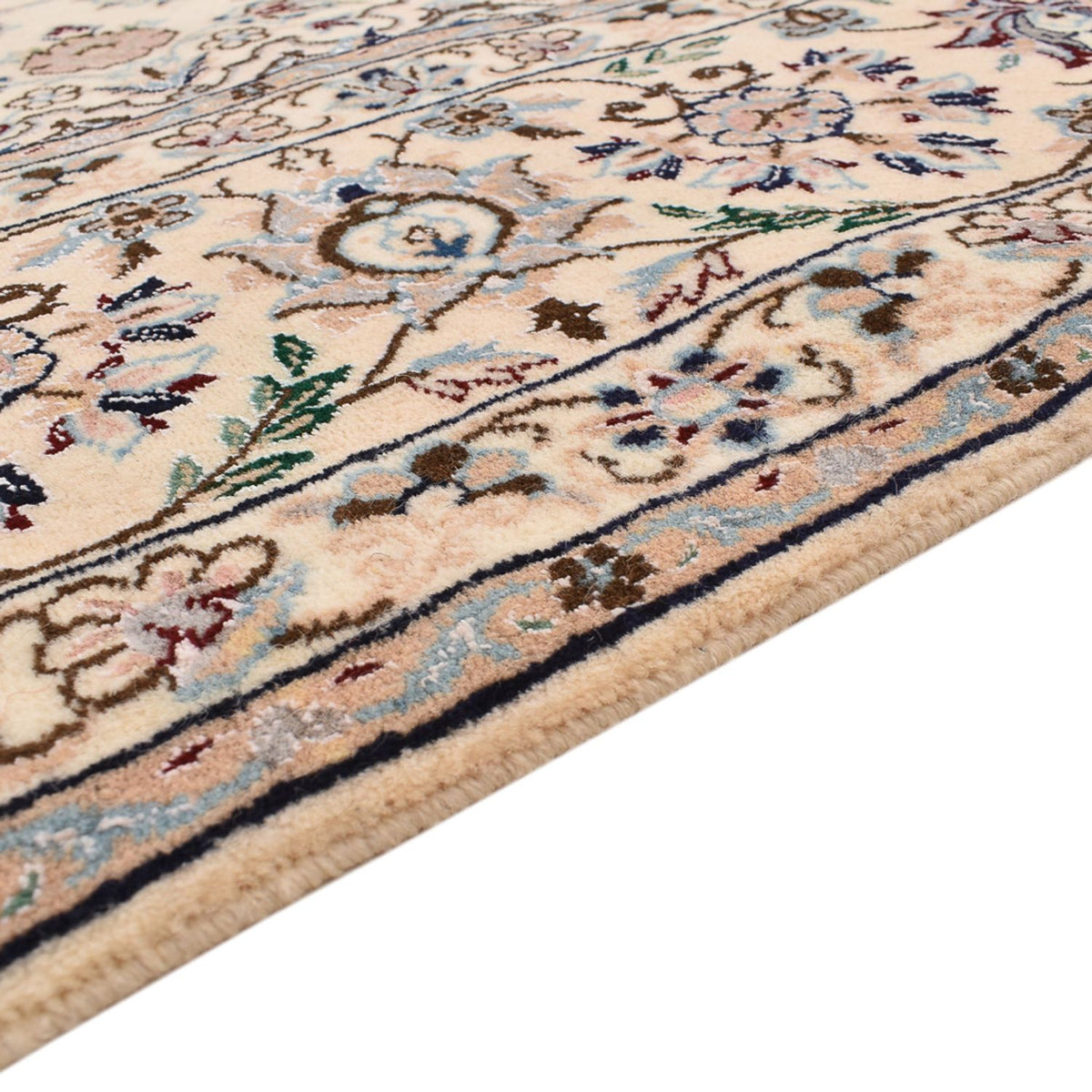 Tapis persan - Nain - Royal - 322 x 208 cm - blanc