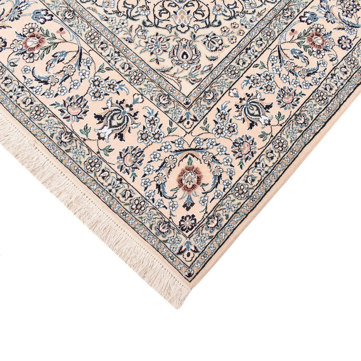 Tapis persan - Nain - Royal - 305 x 200 cm - blanc