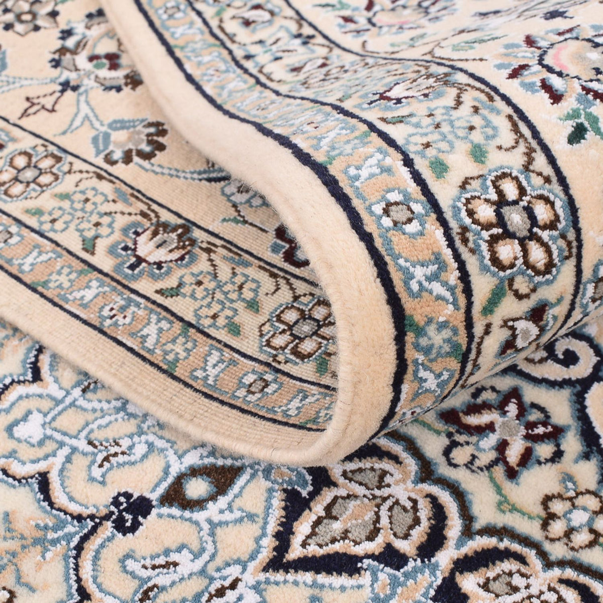 Tapis persan - Nain - Royal - 305 x 200 cm - blanc