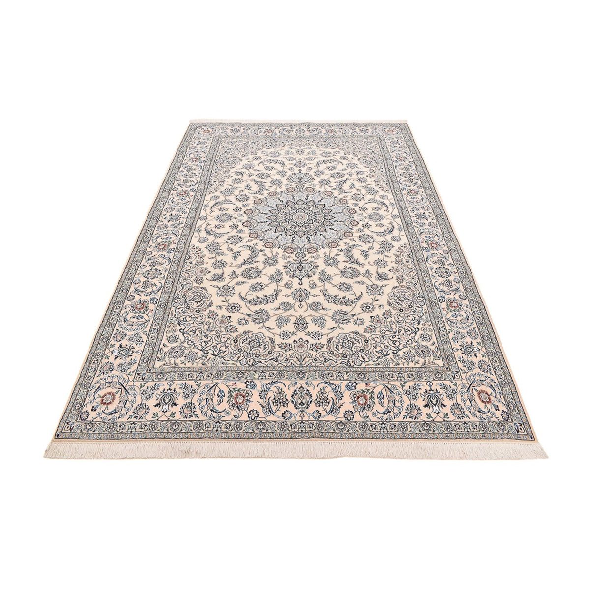 Tapis persan - Nain - Royal - 305 x 200 cm - blanc