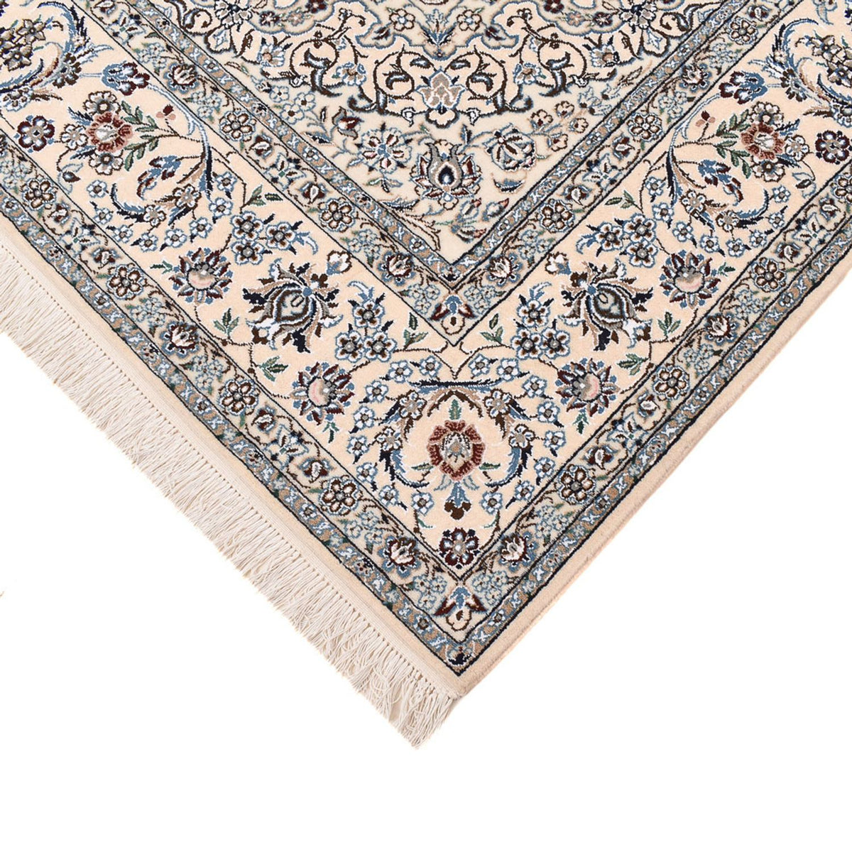 Tapis persan - Nain - Royal - 315 x 204 cm - blanc