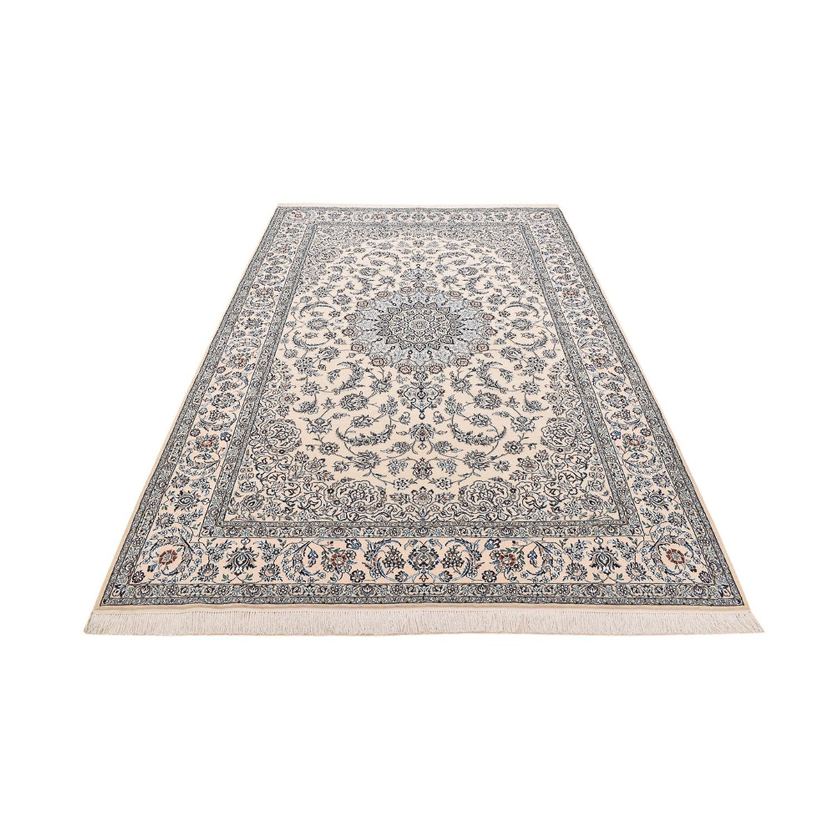 Tapis persan - Nain - Royal - 315 x 204 cm - blanc