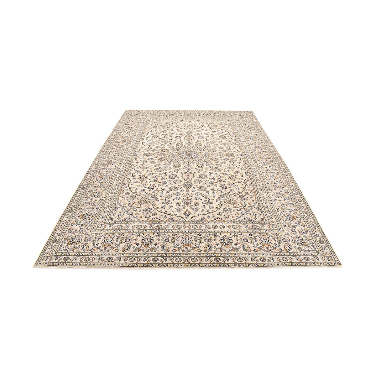 Tapis persan - Keshan - 355 x 245 cm - beige clair