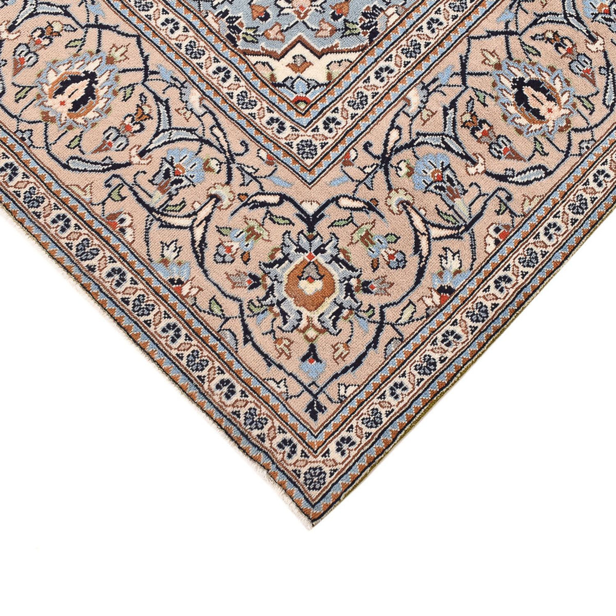 Tapis persan - Keshan - 303 x 202 cm - beige foncé