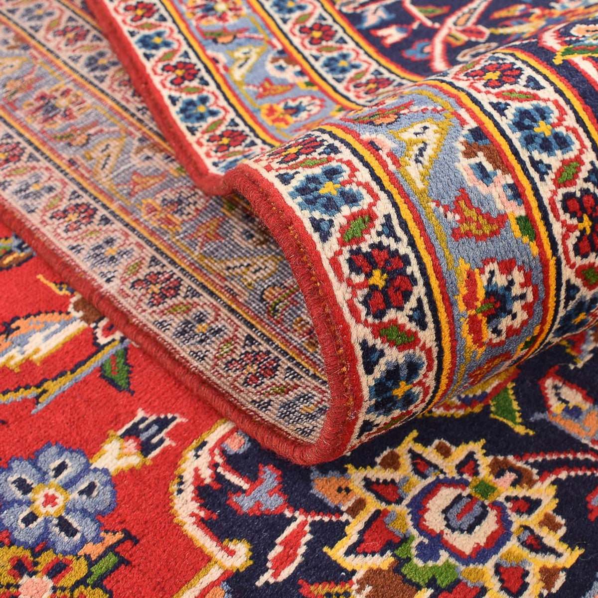 Tapis persan - Keshan - 394 x 287 cm - rouge