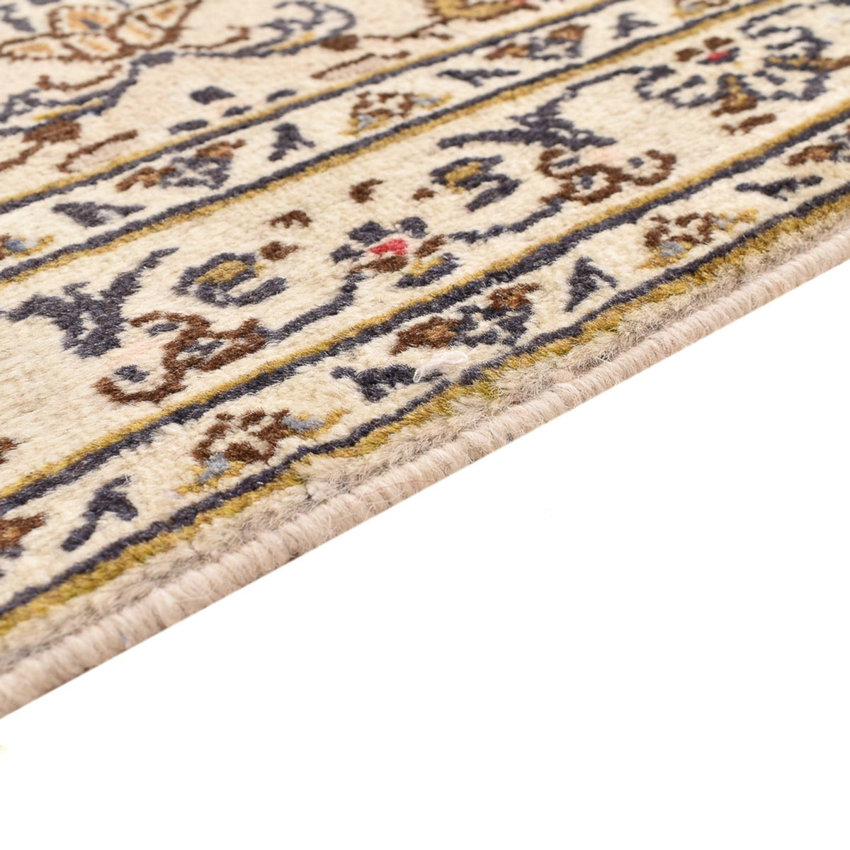 Tapis persan - Keshan - 345 x 239 cm - beige clair