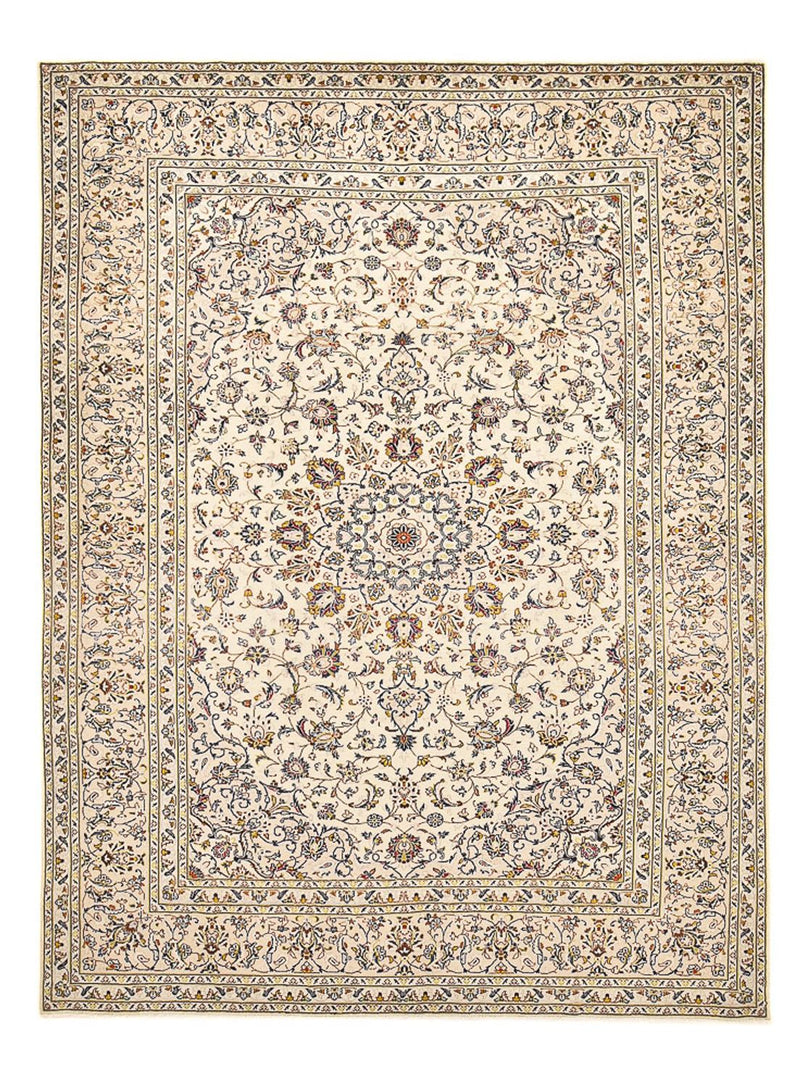 Tapis persan - Keshan - 342 x 245 cm - beige clair