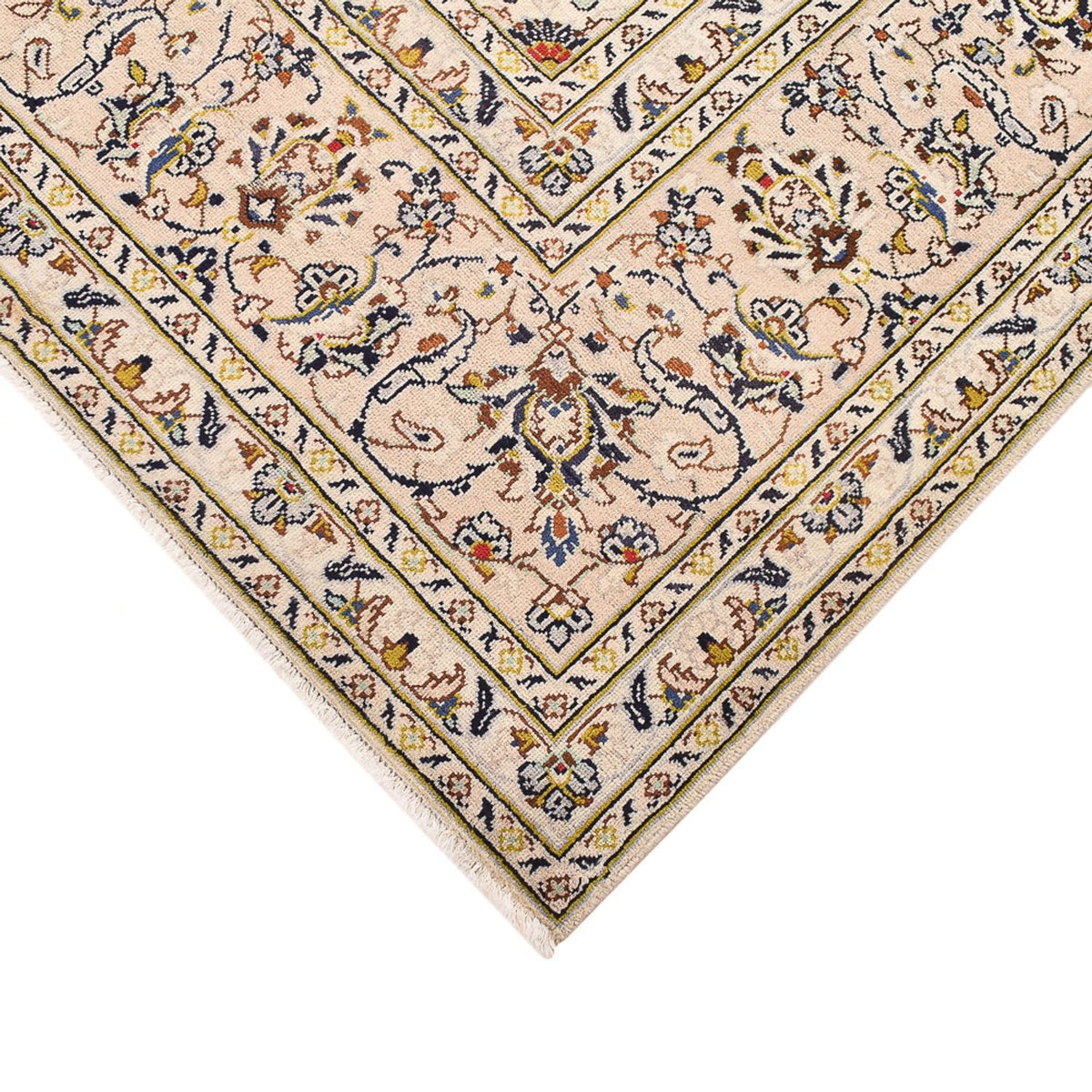 Tapis persan - Keshan - 342 x 245 cm - beige clair
