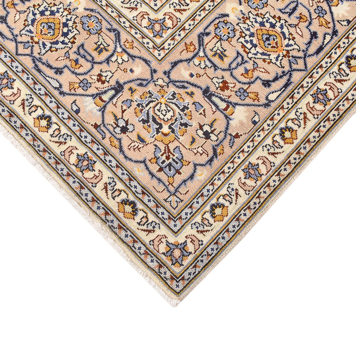 Tapis persan - Keshan - 380 x 271 cm - beige clair