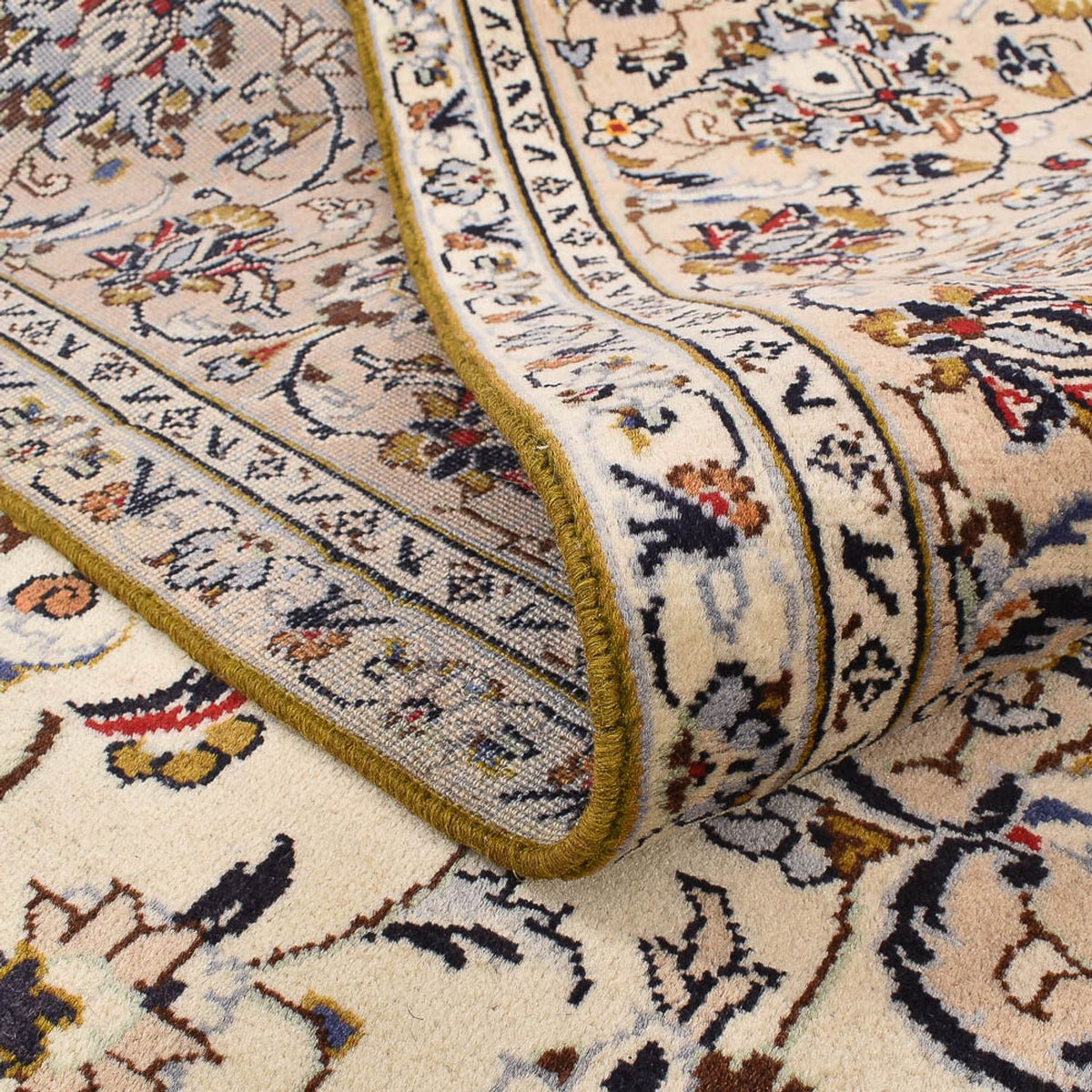 Tapis persan - Keshan - 310 x 215 cm - beige clair