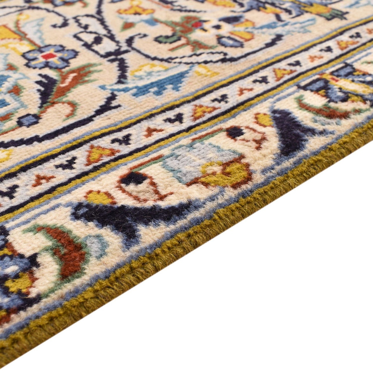 Tapis persan - Keshan - 350 x 249 cm - beige foncé
