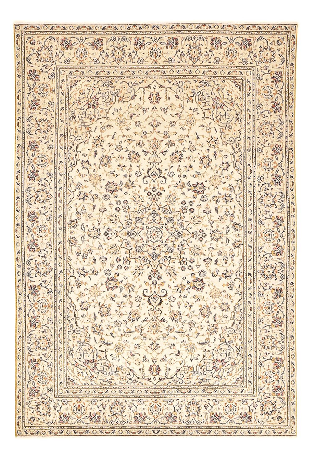 Tapis persan - Keshan - 285 x 185 cm - beige
