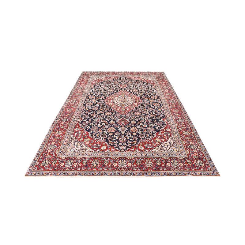 Tapis persan - Keshan - 330 x 217 cm - bleu foncé