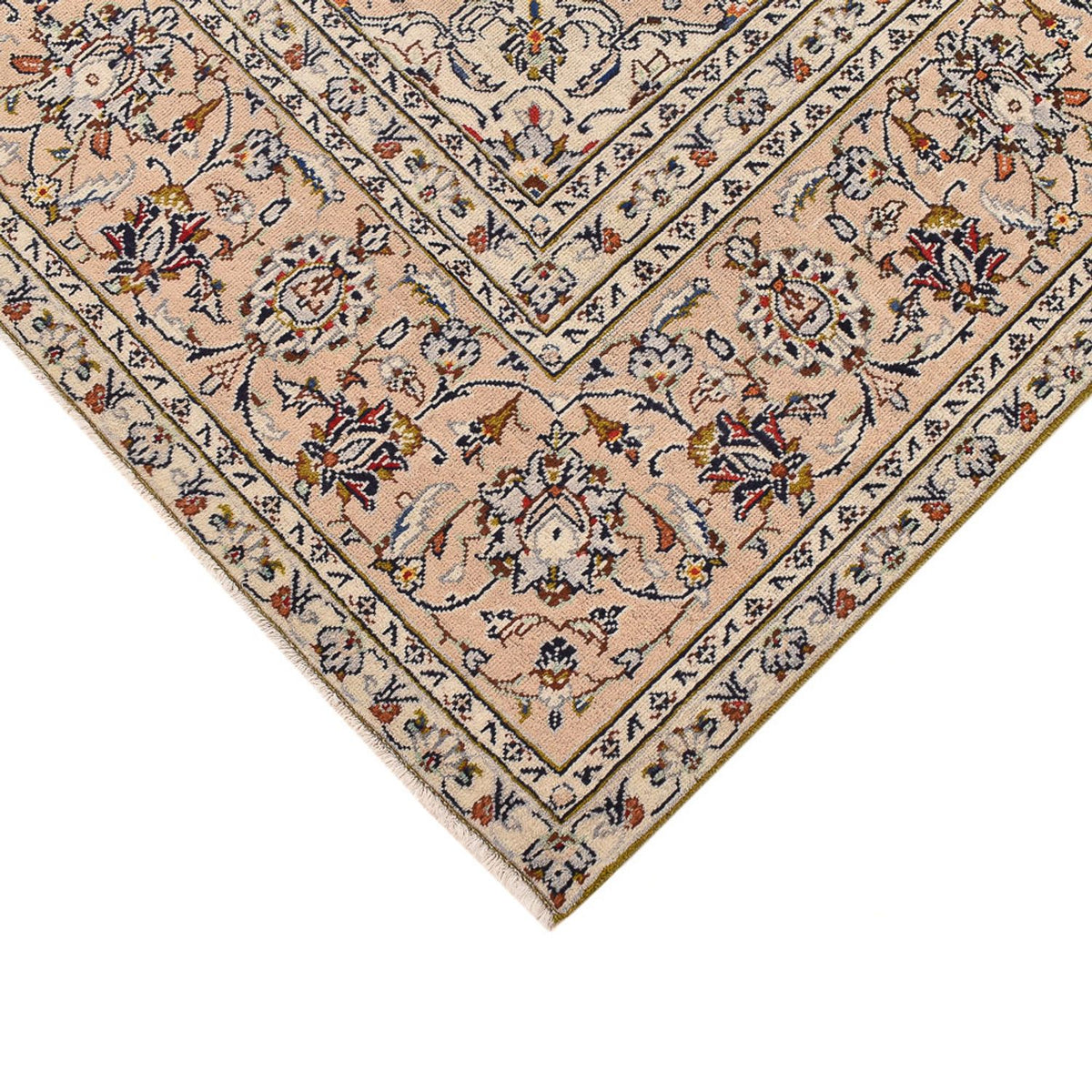 Tapis persan - Keshan - 308 x 208 cm - beige clair