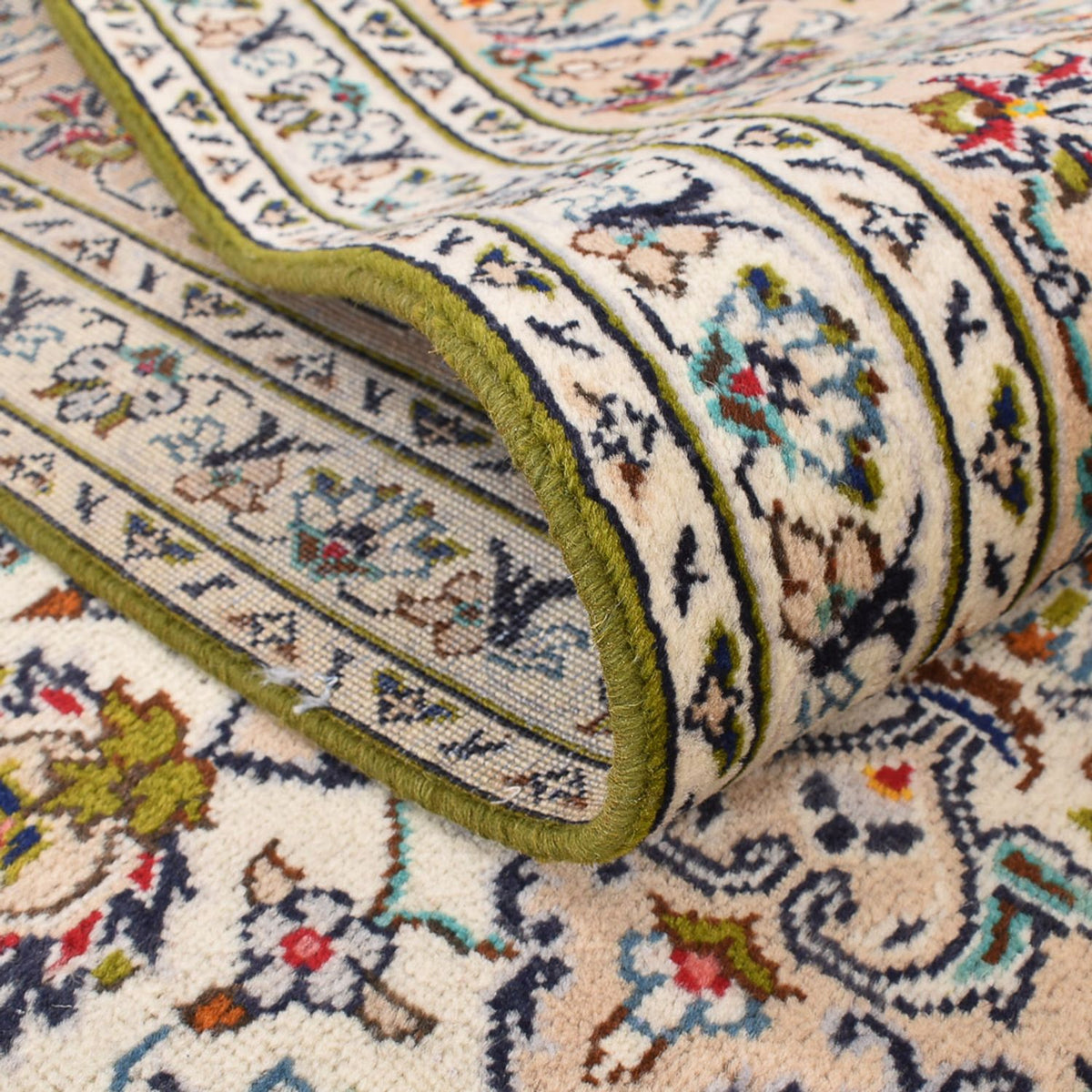 Tapis persan - Keshan - 340 x 245 cm - beige clair