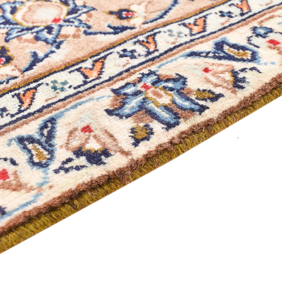 Tapis persan - Keshan - 333 x 235 cm - beige clair