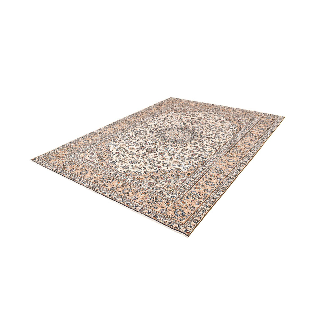 Tapis persan - Keshan - 333 x 235 cm - beige clair